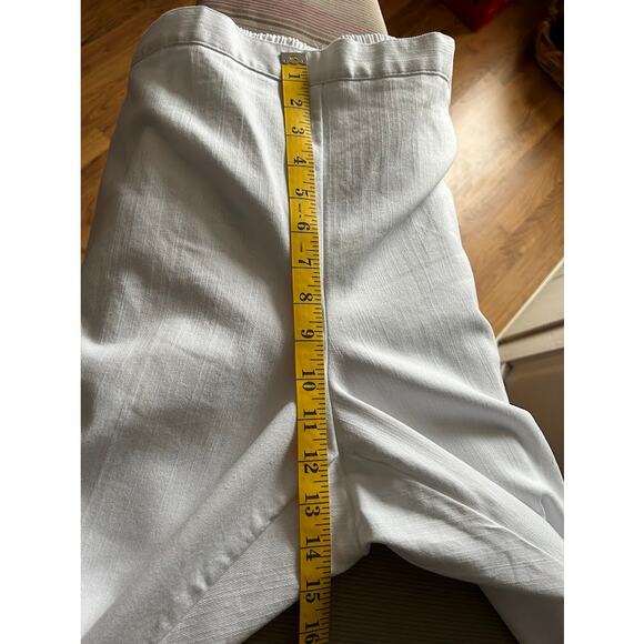 New Alfred Dunner capri pants white size 16P cropped tassel - Picture 11 of 11